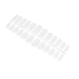 TNL Гелевые типсы №801 квадрат матовый