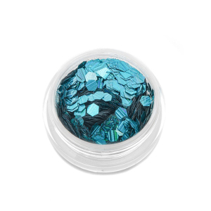 TNL Шестигранники Кошачий глаз бирюзовый №1