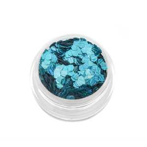 TNL Шестигранники Кошачий глаз бирюзовый №2