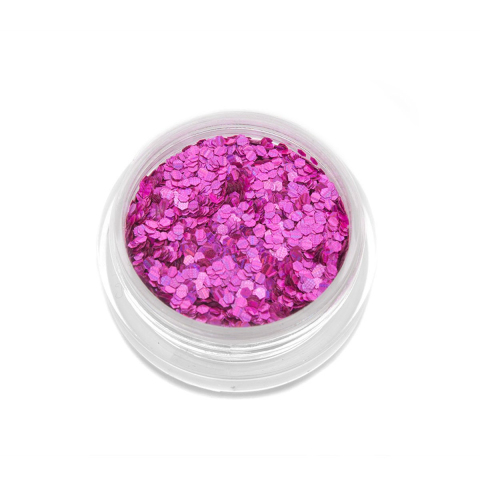 TNL Шестигранники Кошачий глаз розовые №4