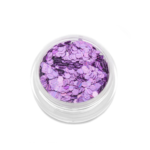 TNL Шестигранники Кошачий глаз сиреневые №3