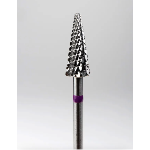 7- L0615Р7 Фреза твердосплавная Конус, D-5 мм, L-14 мм, фиолетовая полоса