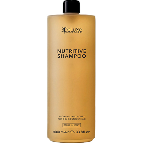 3DELUXE Шампунь для сухих и поврежденных волос, 1000 мл.