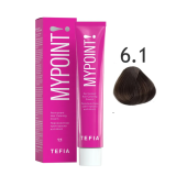 Mypoint Крем-краска 6.1 Тёмно-пепельный блондин, 60 мл.