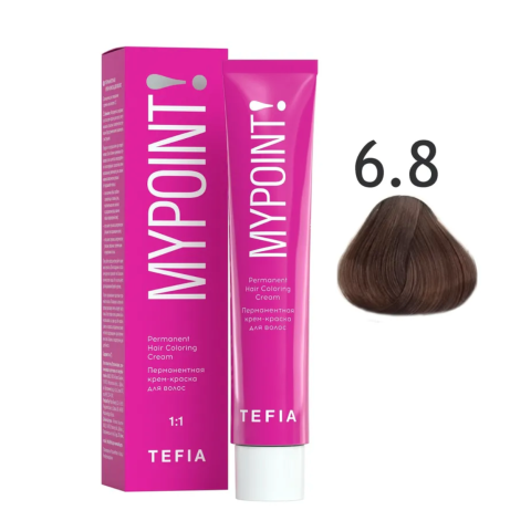 Mypoint Крем-краска 6.8 Тёмно-коричневый блондин, 60 мл.