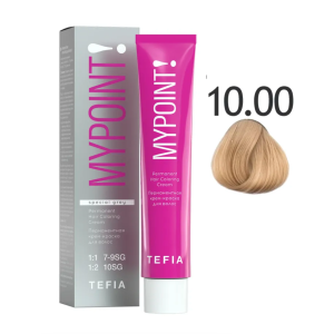 Mypoint Крем-краска 10.00 Экстра светлый блондин для седых волос, 60 мл.