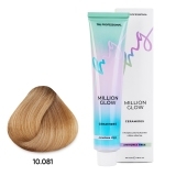 TNL 10.081 Крем-краска Б/А Million Glow Ammonia, платин. блонд постельный ледяной, 100 мл.