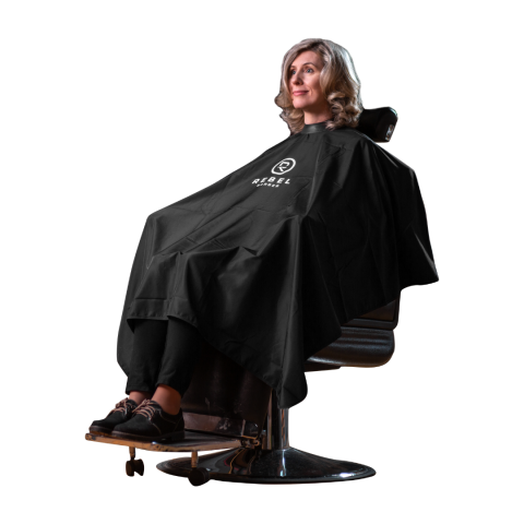 RB034 Пеньюар с неопреновым воротником Noble Black Compact Edition