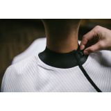 RB032 Пеньюар с неопреновым воротником Vintage Classics