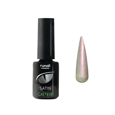 6202 RuNail Гель-лак Cat's eye Satin, 6 мл.