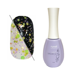 6796 RuNail Гель-лак Macaroons, 12 мл.