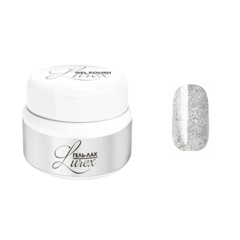 3754 RuNail Гель-лак Lurex Серебро, 5 гр.