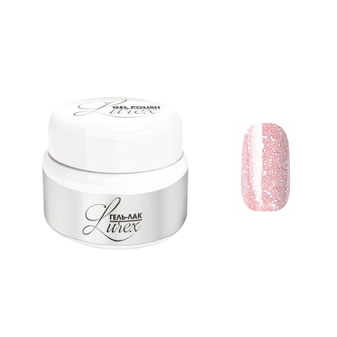 3757 RuNail Гель-лак Lurex Розовая медь, 5 гр.