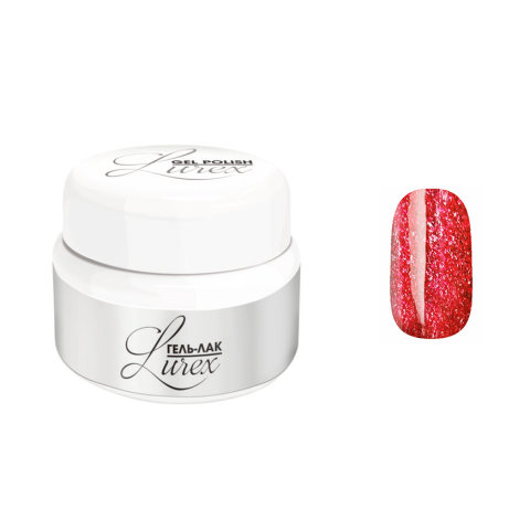 4088 RuNail Гель-лак Lurex Рубин, 5 гр.