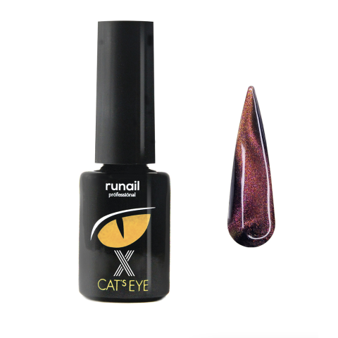 6666 RuNail Гель-лак Cat's eye XXX, 6 мл.