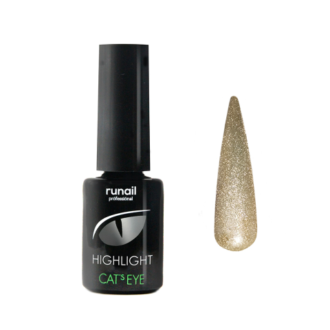 6450 RuNail Гель-лак Cat's eye Highlight, 6 мл.