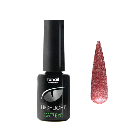 6453 RuNail Гель-лак Cat's eye Highlight, 6 мл.