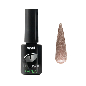 6454 RuNail Гель-лак Cat's eye Highlight, 6 мл.