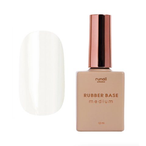 6485 RuNail База Каучуковая Medium, 12 мл.