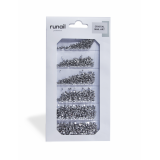 4148 RuNail Стразы цвет Серебро, 1728 шт.