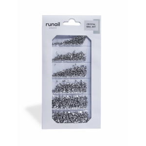 4148 RuNail Стразы цвет Серебро, 1728 шт.