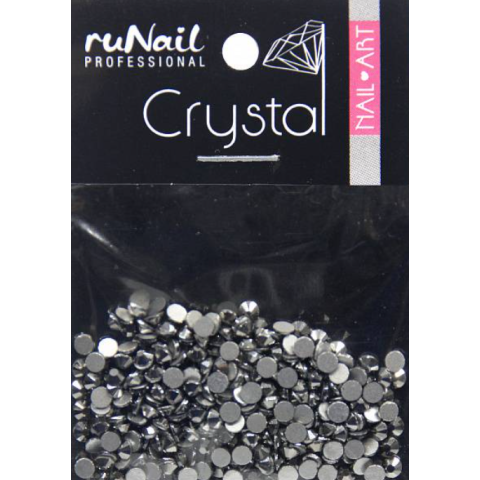 4109 RuNail Стразы цвет Чёрный, 2,3 мм, 288 шт.