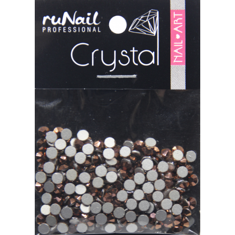 4132 RuNail Стразы цвет Розовое золото, 2,7 мм, 288 шт.