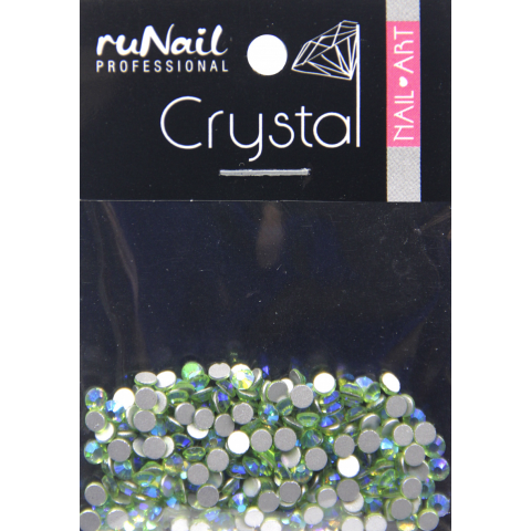 4139 RuNail Стразы цвет Голографика зелёно-голубой, 2,3 мм, 288 шт.
