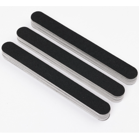 WL Сменные файлы для пилки Овал мягкая подложка 180 грит чёрный, 30 шт.