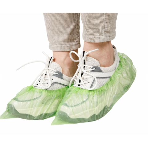 Бахилы п/э зеленые (нормал) №50