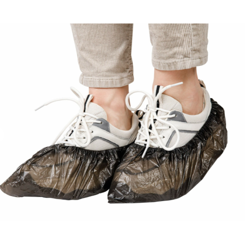 Бахилы п/э черные (нормал) №50