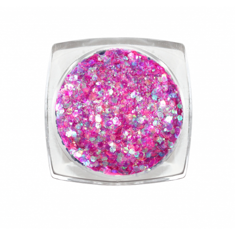 3809 RuNail Блёстки MIX, сиреневый