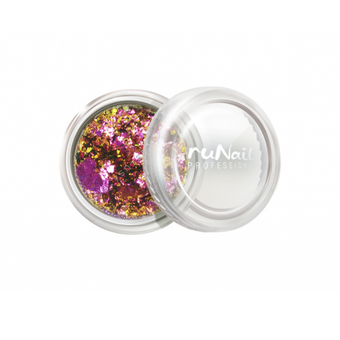 3838 RuNail Хлопья Юки, голографика