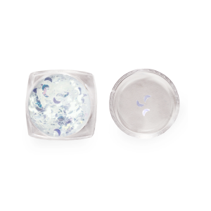 3791 RuNail Пайетки зеркальные, Полумесяц