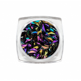 3803 RuNail Ромбы 3D, чёрный опал