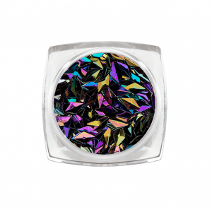 3803 RuNail Ромбы 3D, чёрный опал