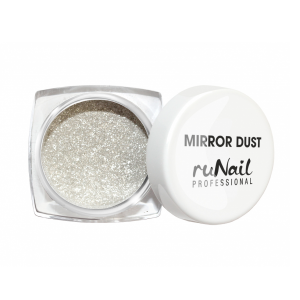 3173 RuNail Зеркальная пыль для втирки, серебро, 1 гр.