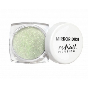3176 RuNail Зеркальная пыль для втирки, зелёная, 1 гр.