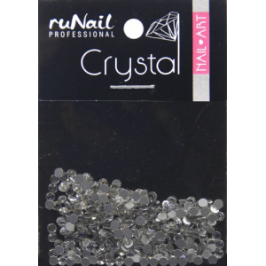4112 RuNail Стразы цвет прозрачный, 2 мм, 288 шт.