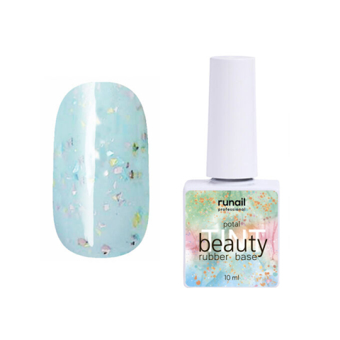 7297 RuNail Каучуковая база Beauty TINT Potal, 10 мл.