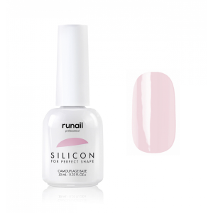 4343 RuNail База Силиконовая камуфлирующая для гель-лака, 10 мл.
