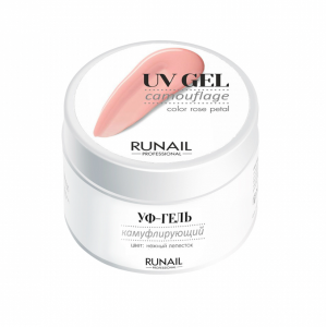3746 RuNail Камуфлирующий УФ-гель Нежный лепесток, 30 гр.