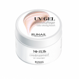 3865 RuNail Камуфлирующий УФ-гель Сияющий френч, 30 гр.