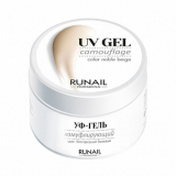 3876 RuNail Камуфлирующий УФ-гель Благородный бежевый, 30 гр.