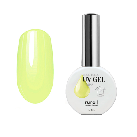 5386 RuNail Жидкий Цветной УФ-гель, 15 мл.