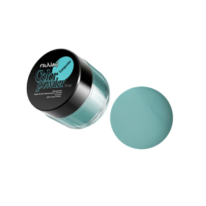 0035 RuNail Акриловая пудра Бирюзовая, 7,5 гр.