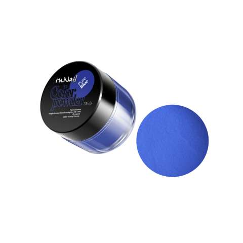 0024 RuNail Акриловая пудра Голубая, 7,5 гр.