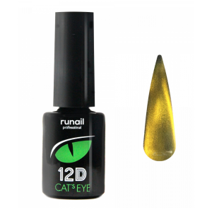 4907 RuNail Гель-лак Cat's eye 12D, 6 мл.