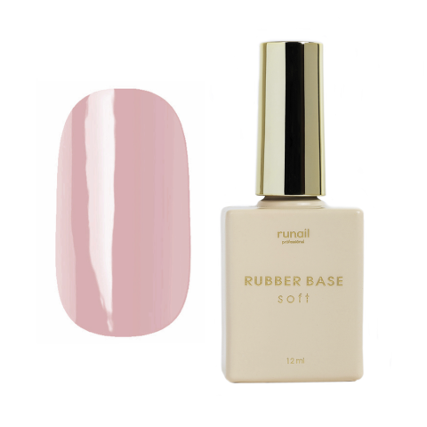 6478 RuNail База Каучуковая Soft, 12 мл.