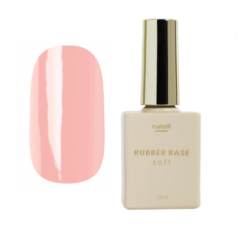6481 RuNail База Каучуковая Soft, 12 мл.